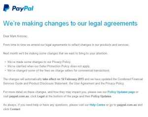 paypal email scam